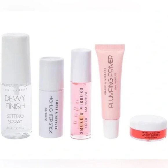 Total Hydration Kit-Lip Oil Setting Spray Highlighter Lip Mask Primer - Picture 2 of 5